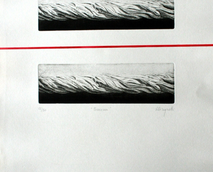7 tensioni, 1990, acquaforte